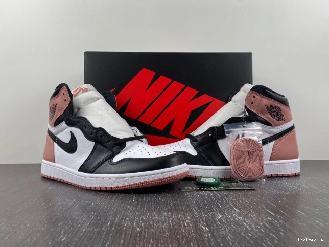 Rep MAX 1 Pink Retro Jordan High Og Rust 861428-101 Nrg Air 0808